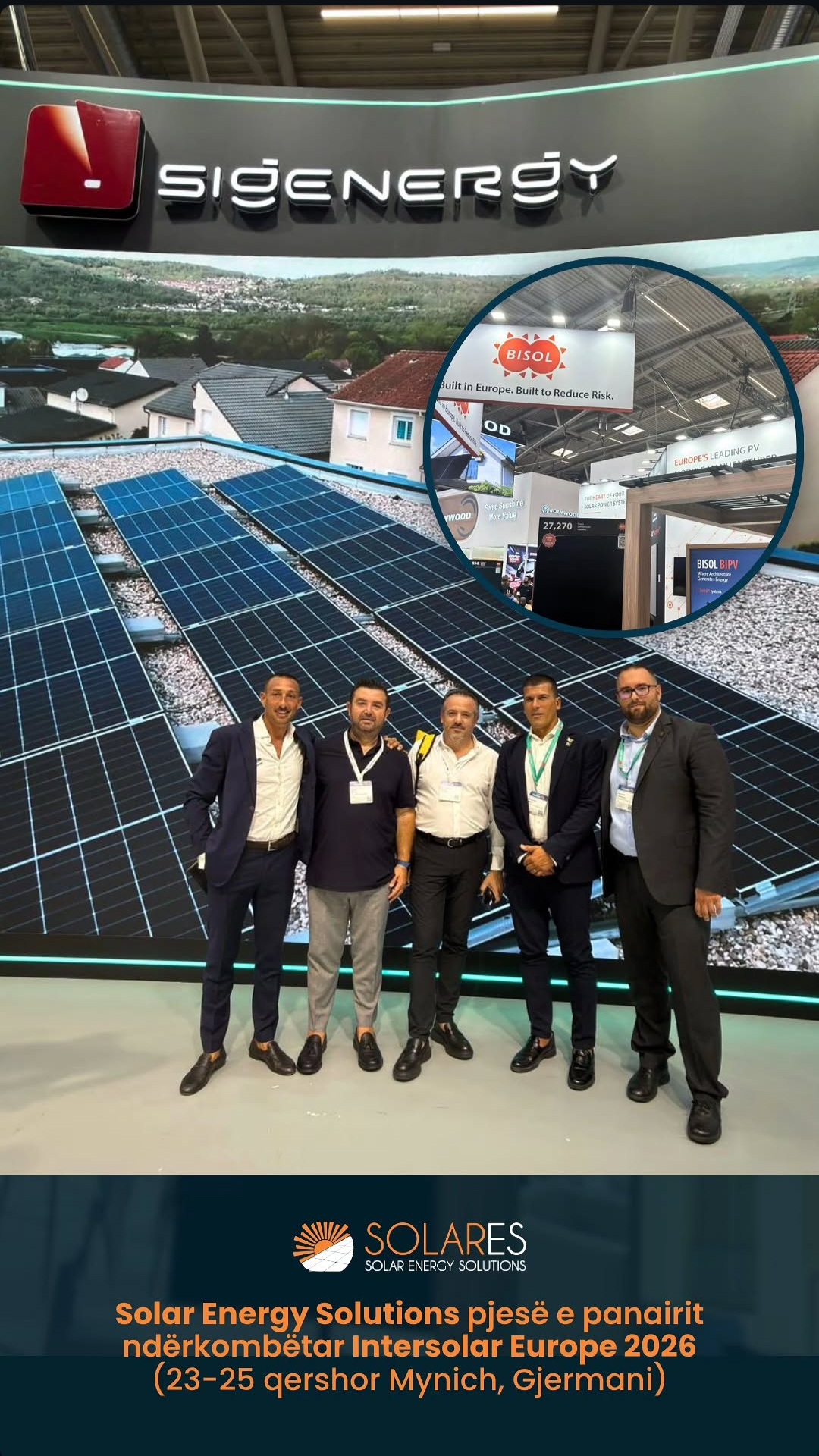 Solares Solar Energy Solutions mori pjesë në panairin ndërkombëtar Intersolar Europe 2026
